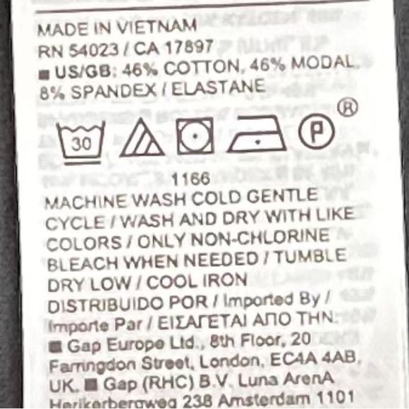 Banana Republic Cotton-Modal One-Sleeve Top Black Size M / L / XL Long Sleeve - Picture 10 of 12